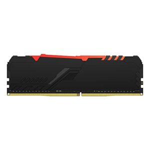 Kingston FURY Beast RGB 32GB (2x16GB) 3200MT/s DDR4 CL16 Desktop Memory Kit of 2 | Infrared Syncing | Intel XMP | AMD Ryzen | Plug n Play | KF432C16BBAK2/32