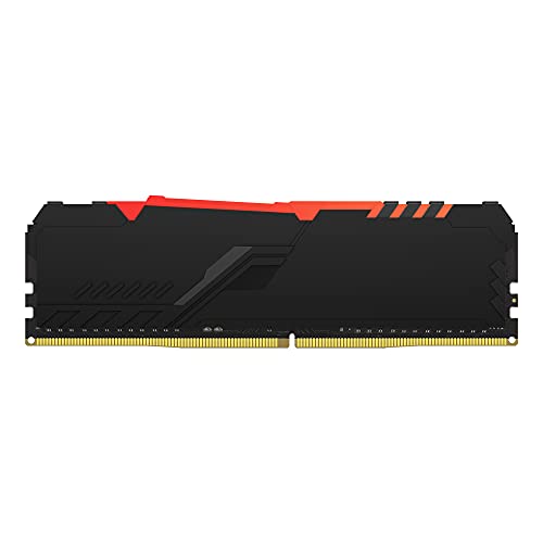 Kingston FURY Beast RGB 32GB (2x16GB) 3200MT/s DDR4 CL16 Desktop Memory Kit of 2 | Infrared Syncing | Intel XMP | AMD Ryzen | Plug n Play | KF432C16BBAK2/32