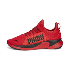 Puma Men's Softride Premier Slip On Wide Running Shoe, High Risk Red Black, 10