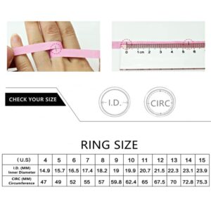 Black Enameled Cross Faith Stainless Steel Band Rings for Women Men Minimalist Statement Promise Engagement Iternity Couple Rings Chuny Thick Finger Knuckle Rings Boyfriend Girlfriend Wedding