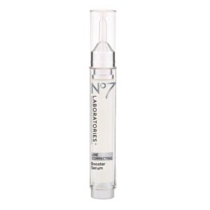 No7 Laboratories Line Correcting Booster Serum - Potent Collagen Peptide Serum for Fine Lines and Wrinkles - Moisturizing Formula for All Aging Skin Types (15 ml)