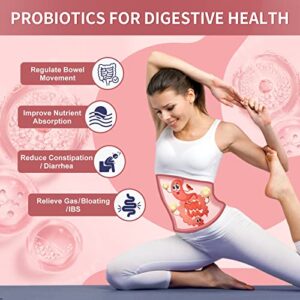 NATURE TARGET Probiotics-for-Women Prebiotics-and-Probiotics-Powder, 100-Billion-CFUs 45-Day-Supply, Women's-Probiotic with D-Mannose and Cranberry for Urinary Tract/Gut/Digestive Health