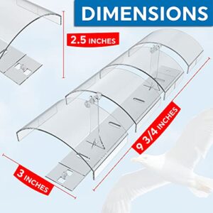 Petslandia Bird Deterrent System - Polycarbonate UV Resistant Pigeon Dissuasion, Cruelty-Free Pigeon Proof, Long Lasting, Suitable for Balconies, Patios and Outdoors (78 in)