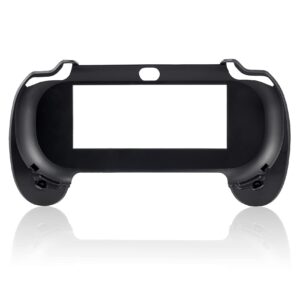 sedicoca new grips hand grip compatible durable joypad plastic flexible hand grip compatible with for ps vita psvita playstation vita 1000 (pch-1000), black