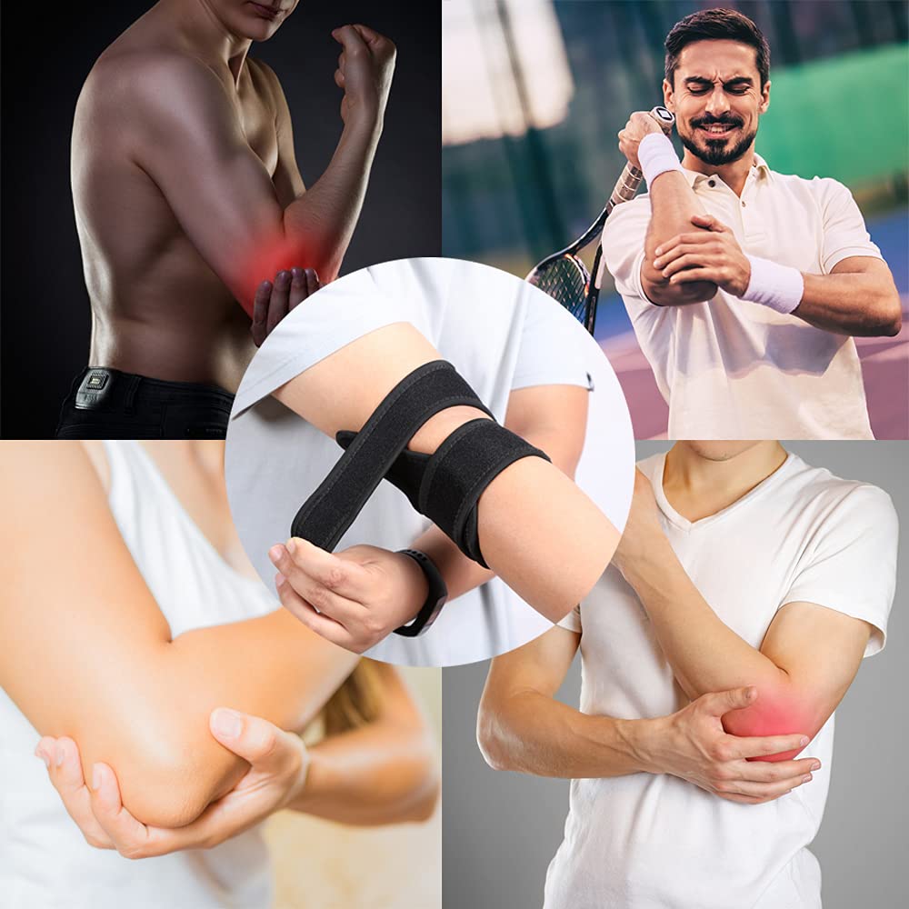 NC Elbow Brace for Men Tendonitis Elbow Adjustable Elbow Splint Compression Sleeve Cubital Tunnel Syndrome,Tendonitis,Arthritis Pain Relief Sports Injury