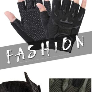 Kids Road Bike Gloves Half Finger MTB Cycling Gloves Roller Skating Mitten Breathable Anti Slip Shock Absorbing Workout Gloves Short Sports Gloves Fingerless Riding Fishing Golf Gloves for Boys Girls