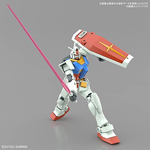 Bandai Hobby - Mobile Suit Gundam - 1/144 RX-78-2 Gundam (Full Weapons Set), Bandai Spirits Entry Grade Model Kit