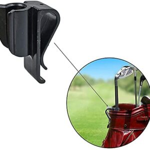 Alovexiong 2 Pack Golf Putter Clip Golf Bag Clip on Putter Clamp Holder Golf Putter Clip Organizer Ball Marker for Golf Accessories