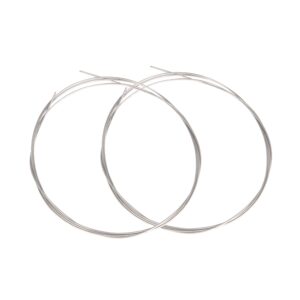 bqlzr 2x piano accessories steel wire 1m piano strings 13# silver replacement strings