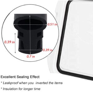 6 ft Cooler Lid Gasket Replacement Compatible with Yetii RTIC 20qt or 45qt Coolers