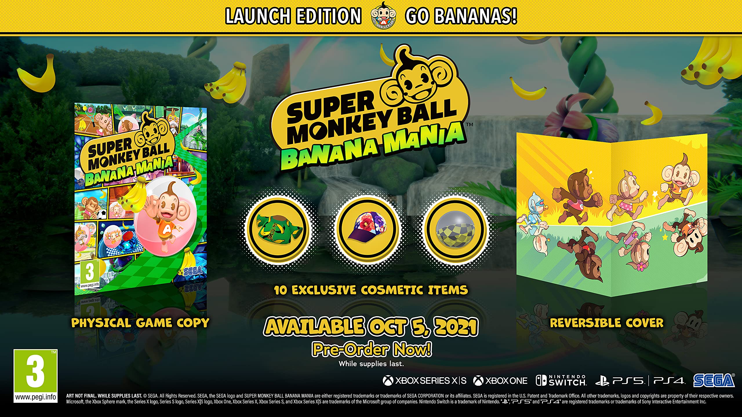 Super Monkey Ball Banana Mania: Launch Edition (Nintendo Switch)