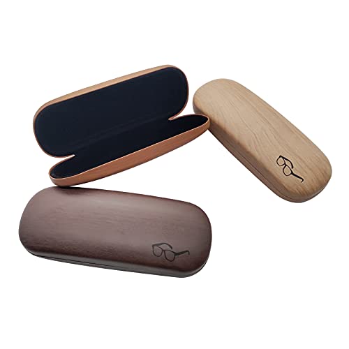 Hard Shell Glasses Case, Eye Glass Carry Case for Men Women, 3 Pack Eyeglass Sunglasses Cases