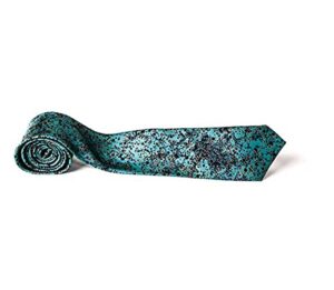 khkmy men's soft silk tie | teal green - made in italy