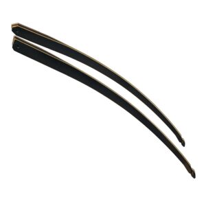 zshjgjr 60 inch black hunter taken down longbow limbs replacement bow limbs only for right handed and left handed 30lbs-60lbs (right hand, 35lbs)