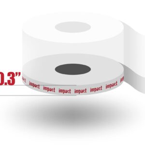 Impact 0.3" Stay Stuck Athletic Finger Tape for Boxing, Jiu-Jitsu, MMA, Martial Arts, Wrestling, Hockey, Rugby and Lacrosse -Impact 0.3" Branded (5 Pack)