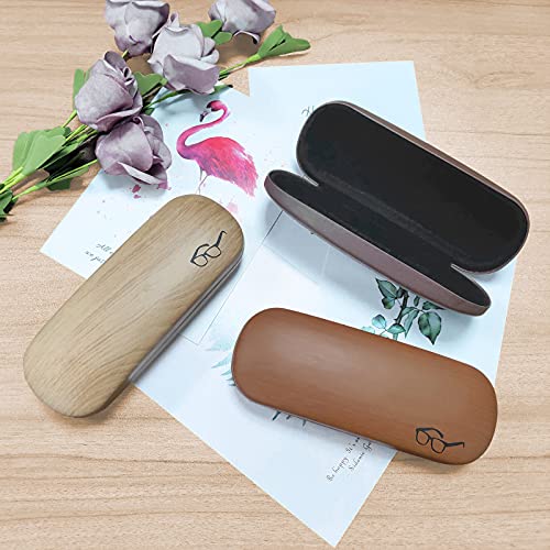 Hard Shell Glasses Case, Eye Glass Carry Case for Men Women, 3 Pack Eyeglass Sunglasses Cases