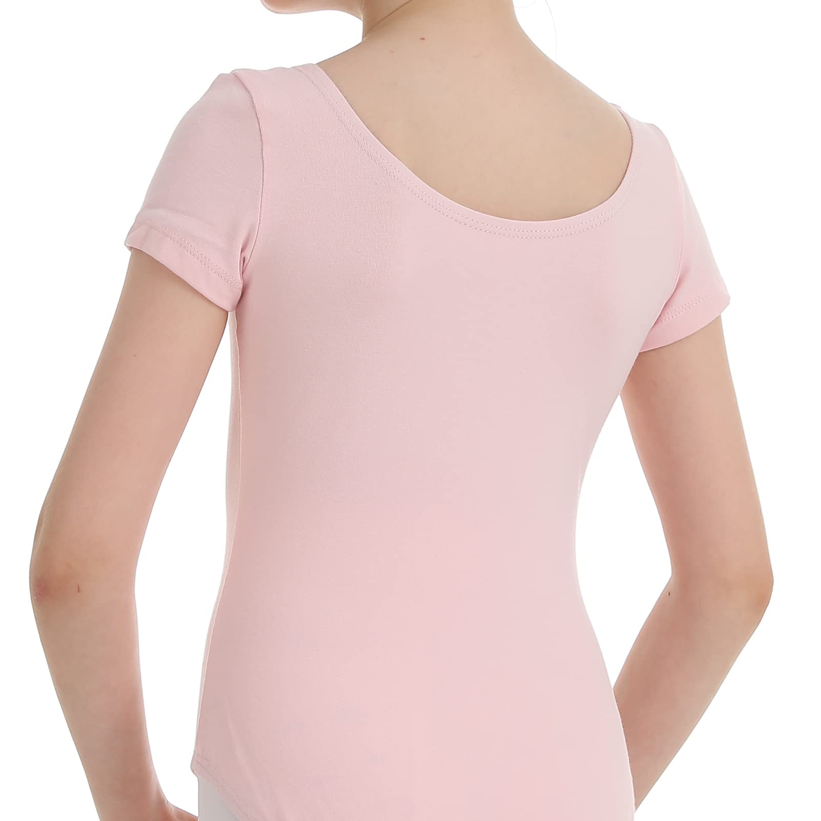 Phineein Girls Long Sleeve Team Basic Leotards For Kids (4-6years, Lavender)