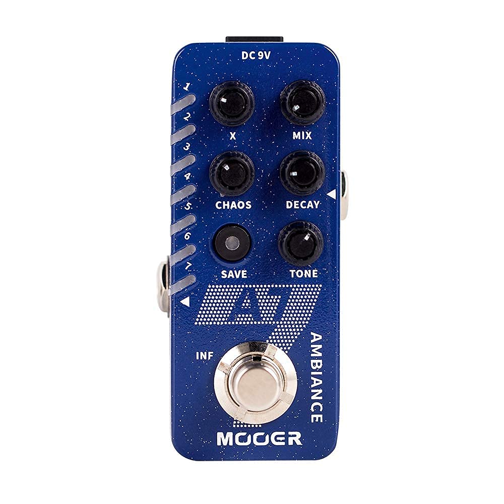 MOOER E7 Synth A7 Ambiance Reverb Guitar Effects Pedal