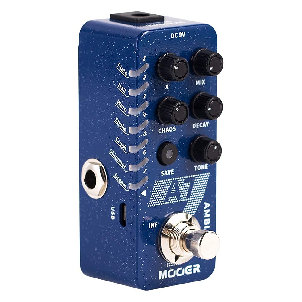 MOOER E7 Synth A7 Ambiance Reverb Guitar Effects Pedal