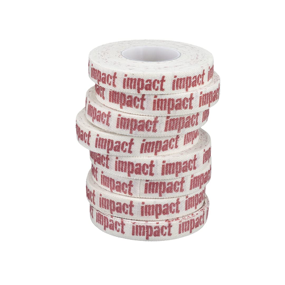 Impact 0.3" Stay Stuck Athletic Finger Tape for Boxing, Jiu-Jitsu, MMA, Martial Arts, Wrestling, Hockey, Rugby and Lacrosse -Impact 0.3" Branded (5 Pack)