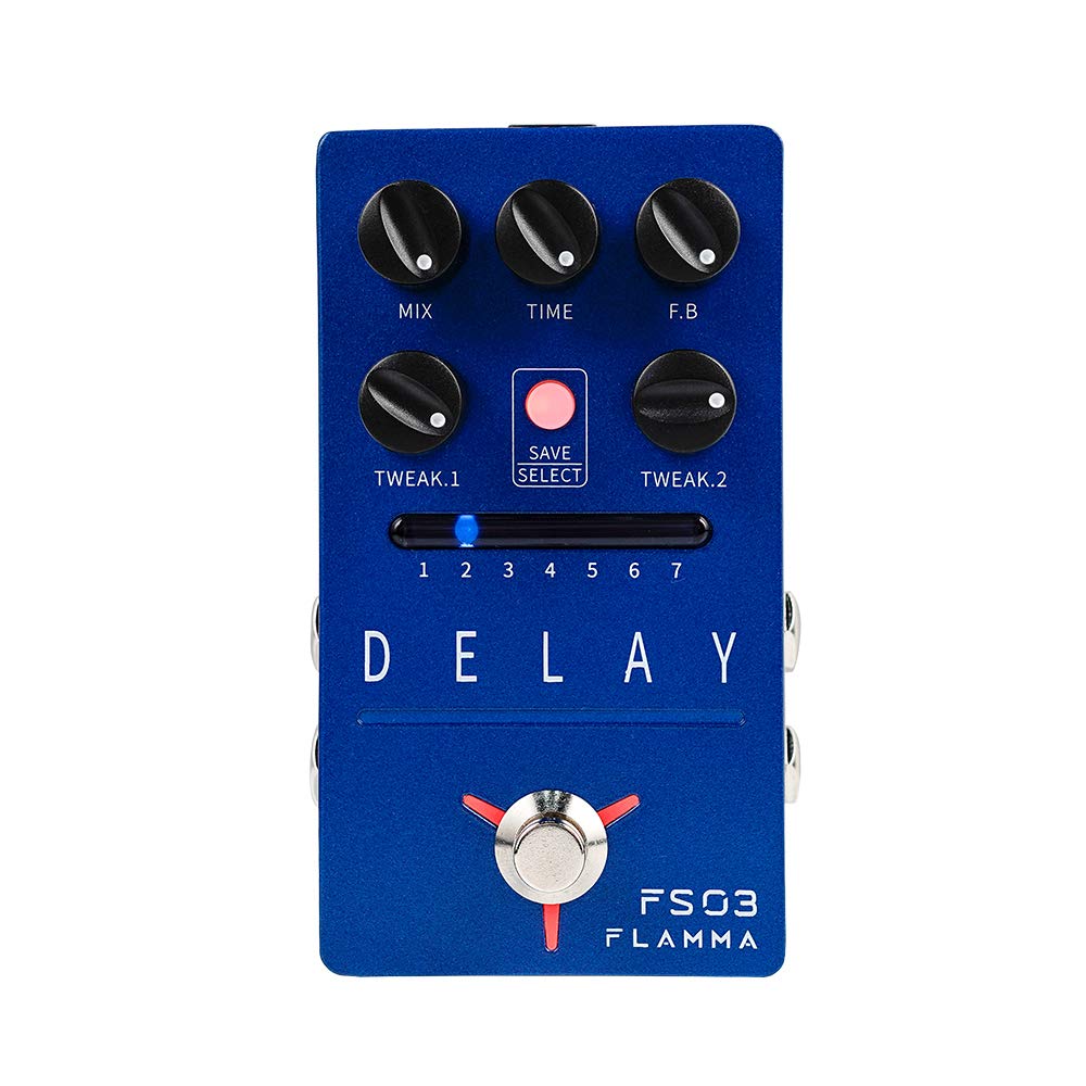 FLAMMA Reverb and Delay Guitar Pedals