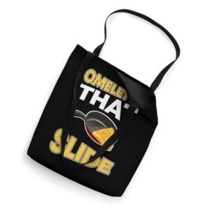 Funny Egg Puns Breakfast Omelette That Slide Breakfast Tote Bag