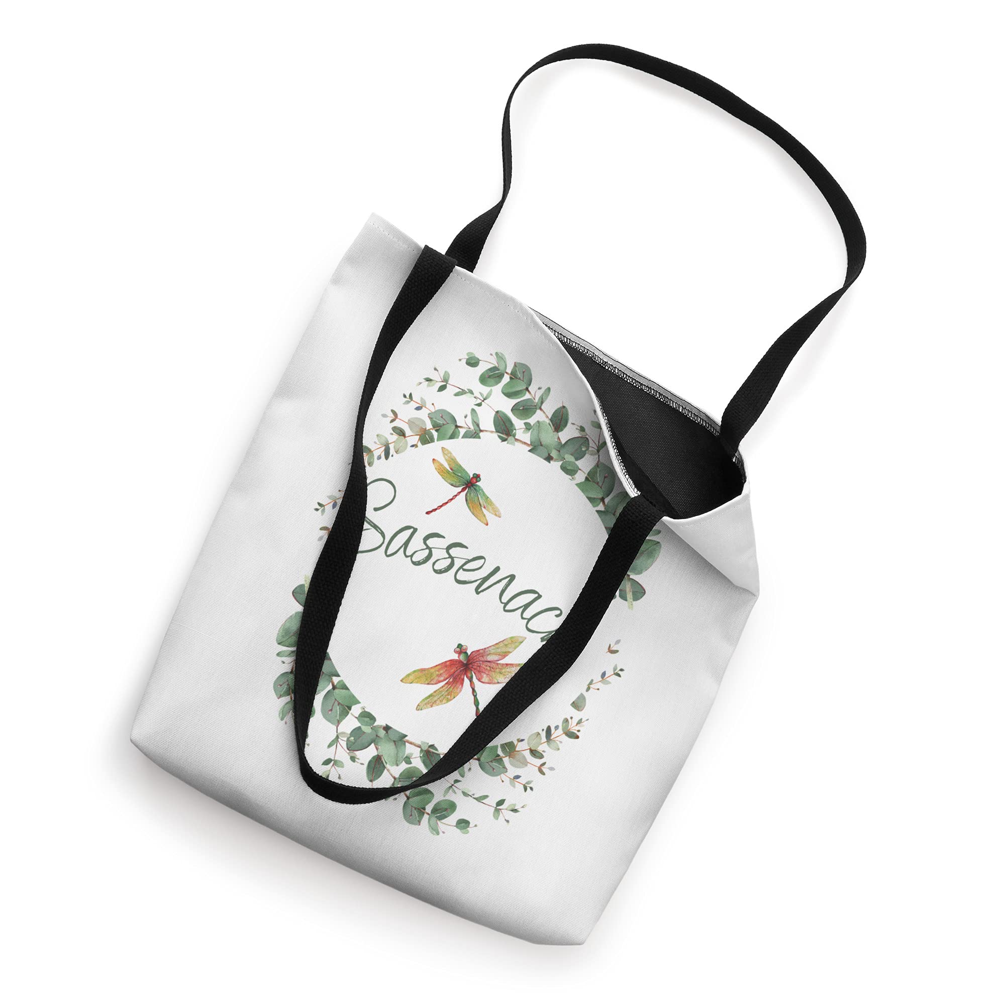 Sassenach Dragonfly 1743 Eucalyptus Boho Tote Bag