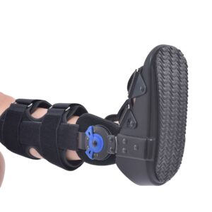 Orthopedic Walker Boot Fracture Orthopedic Boot ​for Toe Foot Ankle Injuries Fractures Sprains Walking Brace for Foot and ​Ankle to Reduce Pain Swelling Breathable Material,Lager