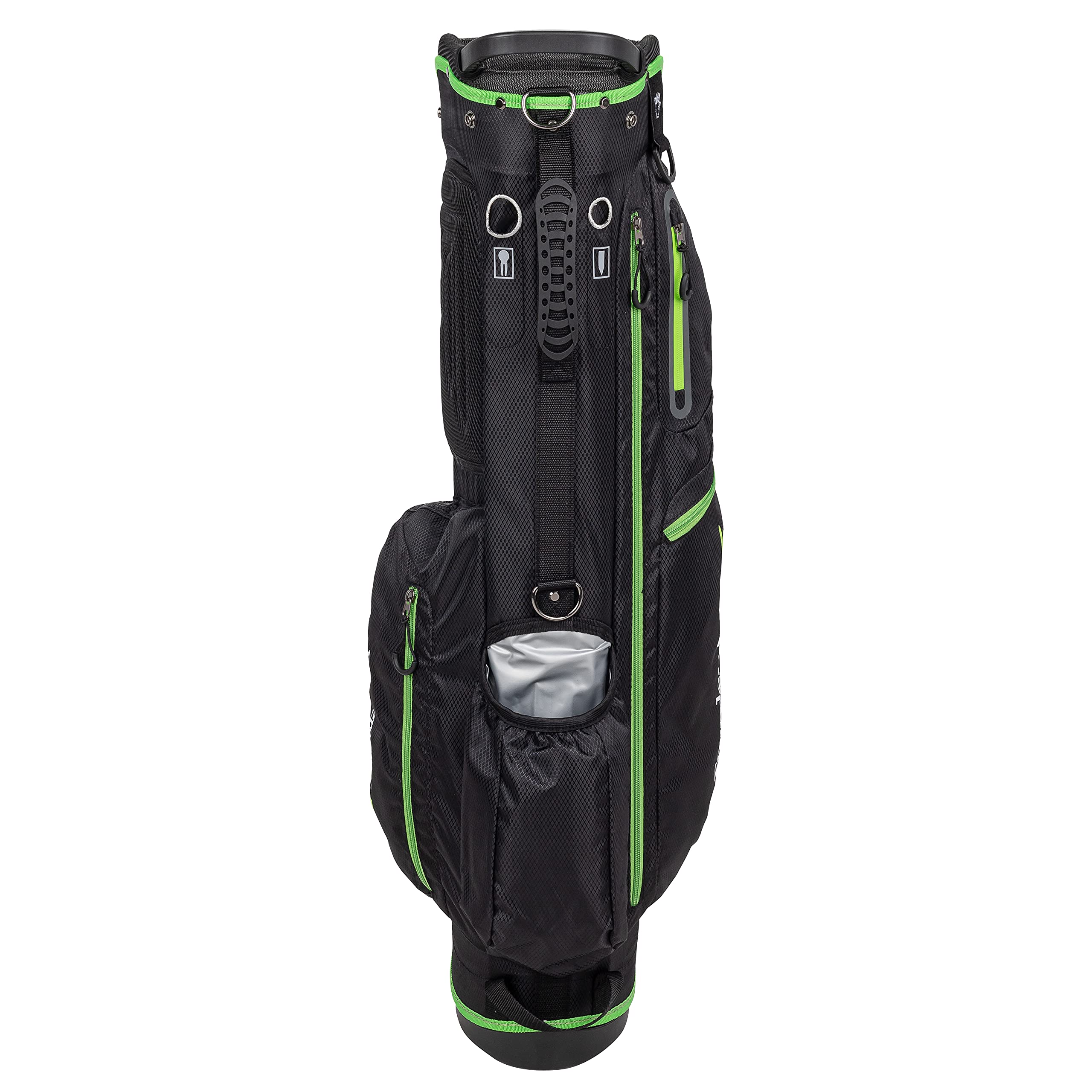 Founders Club 7" Mini Light Weight Golf Stand Bag (Black Lime)