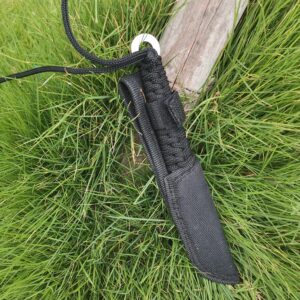 CHENHAN 3.35-inch Fixed Blade Knife with Sheath, Survival Tactical Knife,Hunting Knife with Rope Handle,Good for Camping Hunting and Outdoor