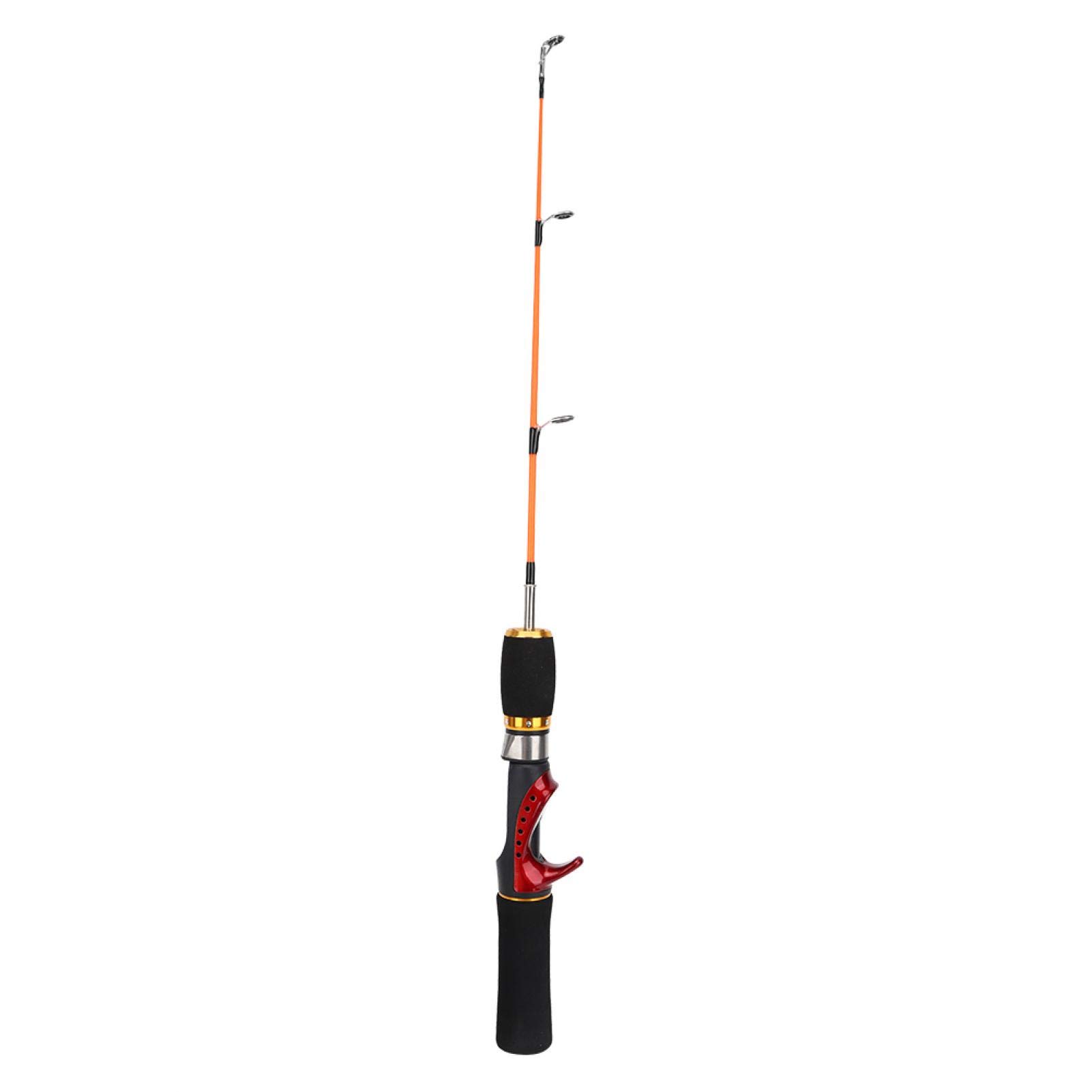 30.5cm/12in Ice Fishing Rod Trout, Telescopic Fishing Rods, Fishing Poles Ugly Stick with 2 Sections for Spinning Fishing Rod