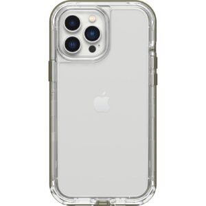 LifeProof for Apple iPhone 13 Pro Max/iPhone 12 Pro Max, Slim DropProof, DustProof and Snowproof Case, Next Series, Clear/Green