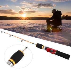 30.5cm/12in Ice Fishing Rod Trout, Telescopic Fishing Rods, Fishing Poles Ugly Stick with 2 Sections for Spinning Fishing Rod