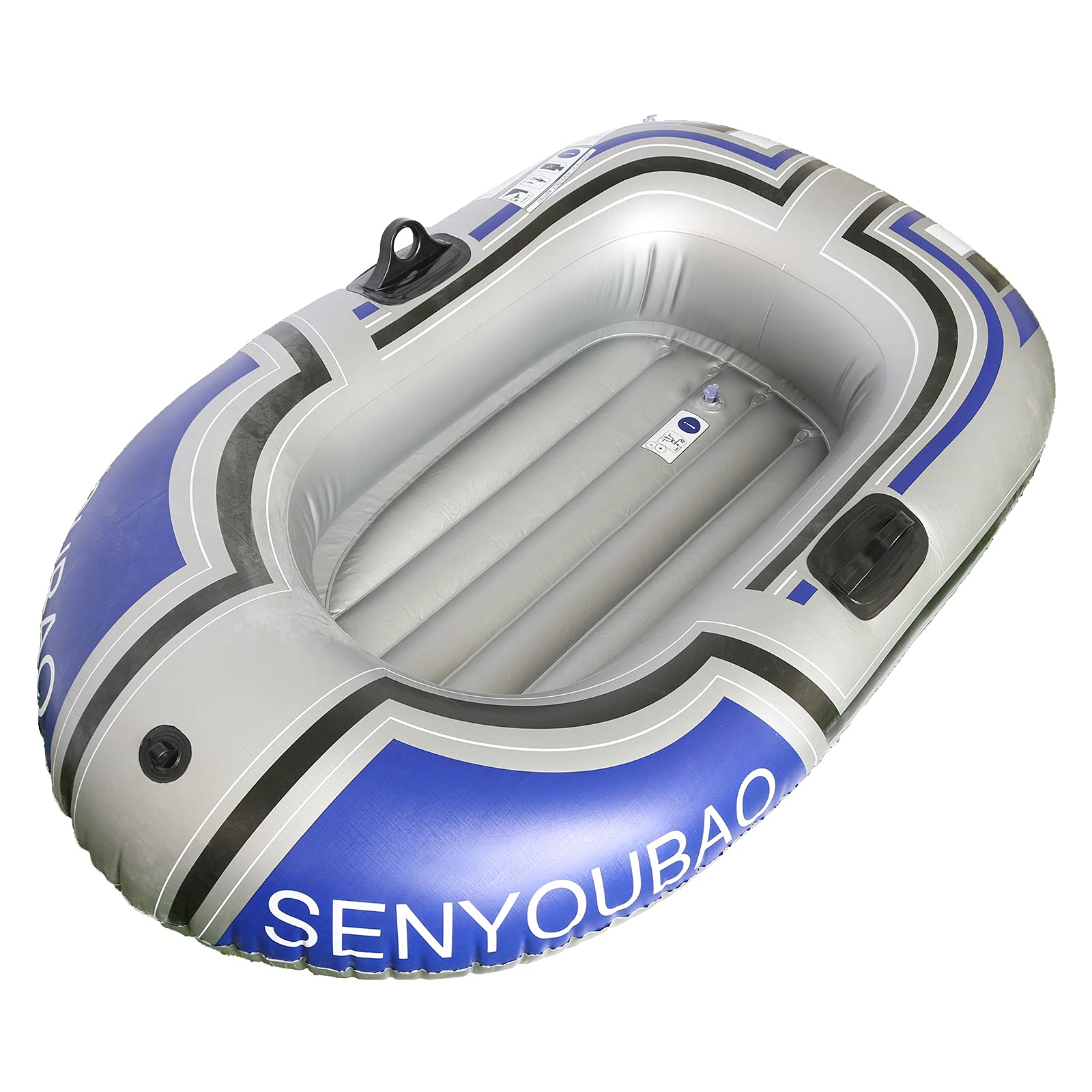 PLKO Inflatable Boat,Swimming Pool and Lake Inflatable Boat,Inflatable Canoe 1 Person