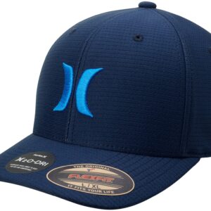 Hurley Men's Caps - H2O Dri Pismo Curved Bill Baseball Hats for Men (S-XL), Size Large-X-Large, Blue