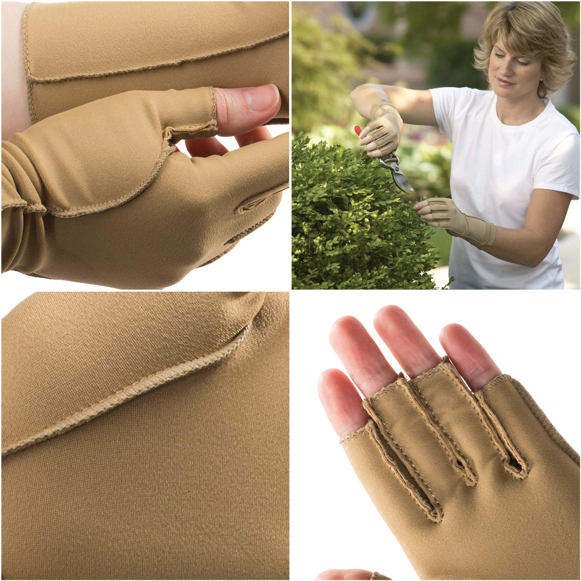 isotoner unisex adult Left Hand Only, Open Finger (One Glove) Cold Weather Gloves, Camel, X-Large US