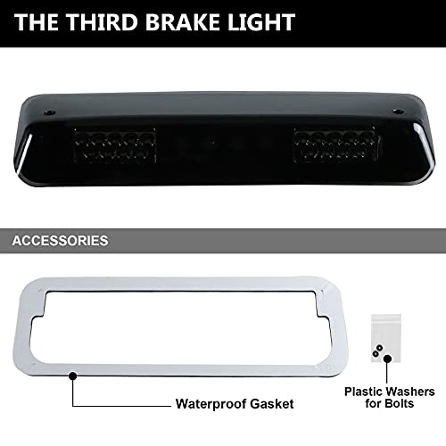 LED Third 3rd Brake Light for 04-08 Ford F150, 07-10 Explorer, 06-08 Lincoln Mark Rear Cargo Lamp High Mount Stop light