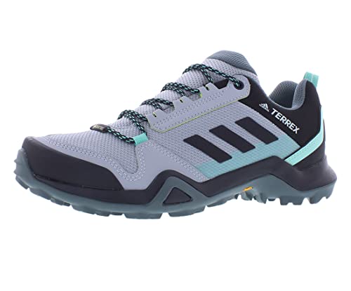 adidas Womens Terrex AX3 GTX Fitness Liestyle Hiking Shoes Gray 8 Medium (B,M)