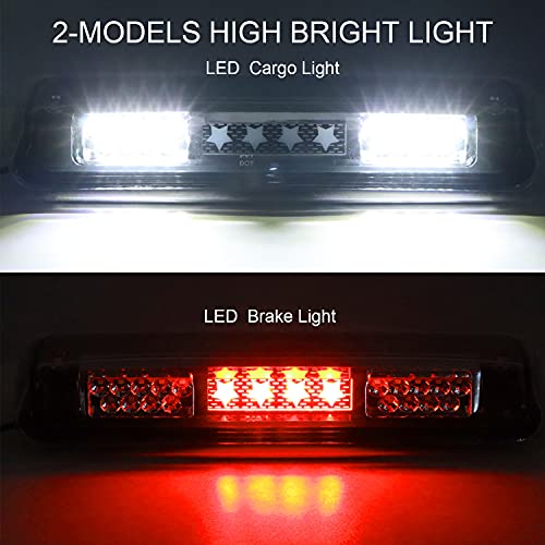 LED Third 3rd Brake Light for 04-08 Ford F150, 07-10 Explorer, 06-08 Lincoln Mark Rear Cargo Lamp High Mount Stop light