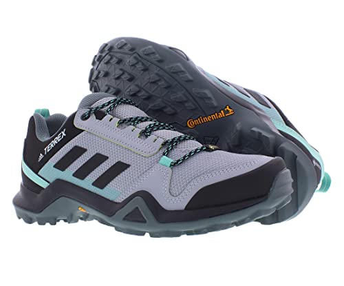 adidas Womens Terrex AX3 GTX Fitness Liestyle Hiking Shoes Gray 8 Medium (B,M)