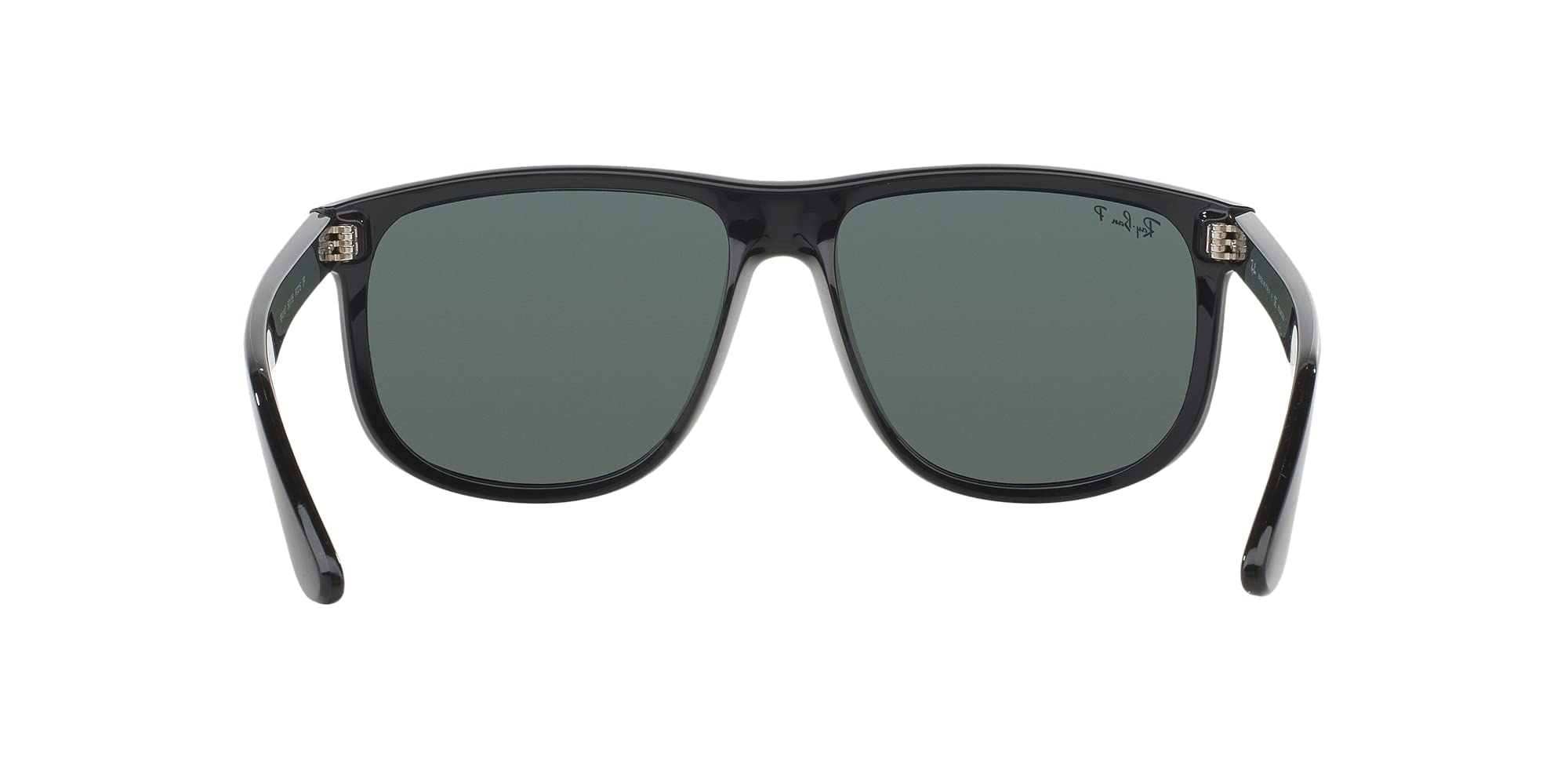 Ray-Ban RB4147 Boyfriend Sunglasses + Vision Group Accessories Bundle (Black/Dark Green Polarized (601/58),60) for unisex-adult