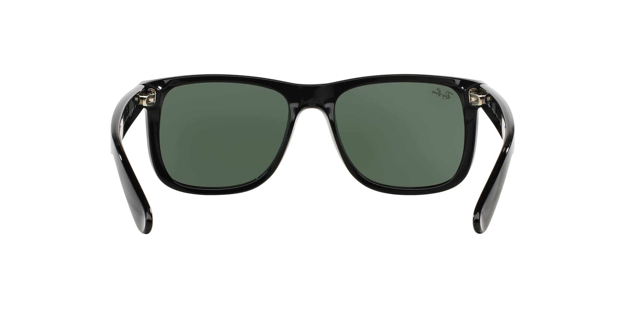 Ray-Ban RB4165 Justin Sunglasses + Vision Group Accessories Bundle (Black/Dark Green (601/71),55), unisex-adult