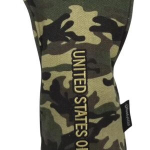 ReadyGOLF USA Military Camo Embroidered Headcover Driver