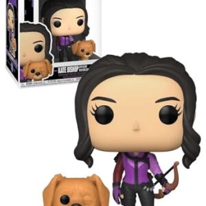 Funko Pop! & Buddy Marvel: Hawkeye - Kate Bishop with Lucky Pizza Dog Vinyl Bobblehead