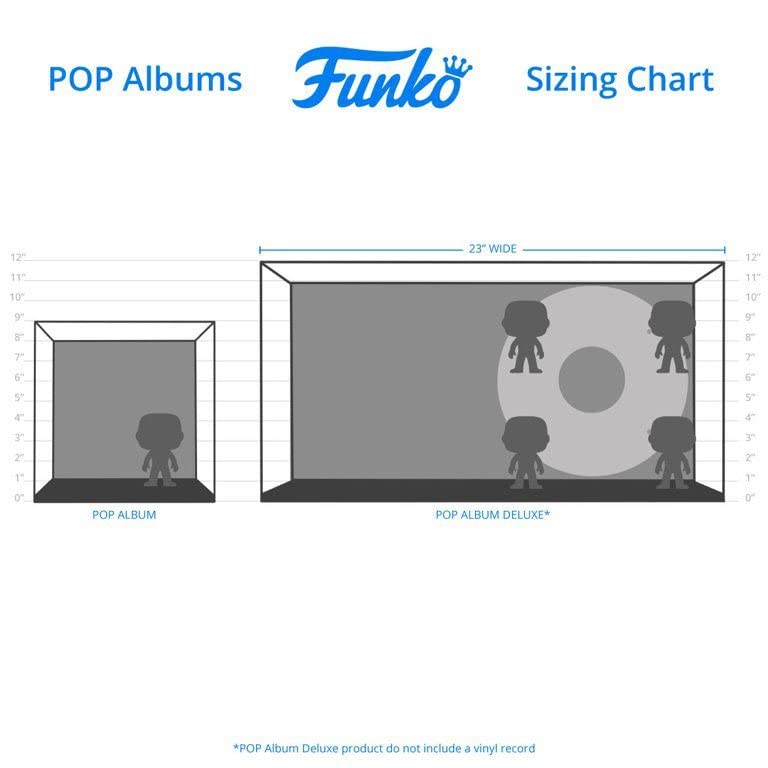 Funko POP! Albums Deluxe: Album 2- Black & White - Lars Ulrich - Metallica - Collectable Vinyl Figure - Gift Idea - Official Merchandise - Toys for Kids & Adults - Music Fans