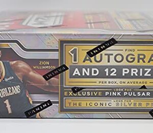 2020/21 Panini Prizm NBA Basketball Retail Box - 24 Packs of 4 Cards Each - 1 Autograph and 12 Prizms Each Box