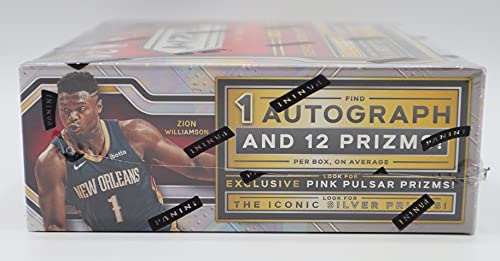 2020/21 Panini Prizm NBA Basketball Retail Box - 24 Packs of 4 Cards Each - 1 Autograph and 12 Prizms Each Box