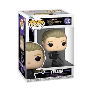 funko pop! marvel: hawkeye - yelena vinyl bobblehead with chase (styles may vary)