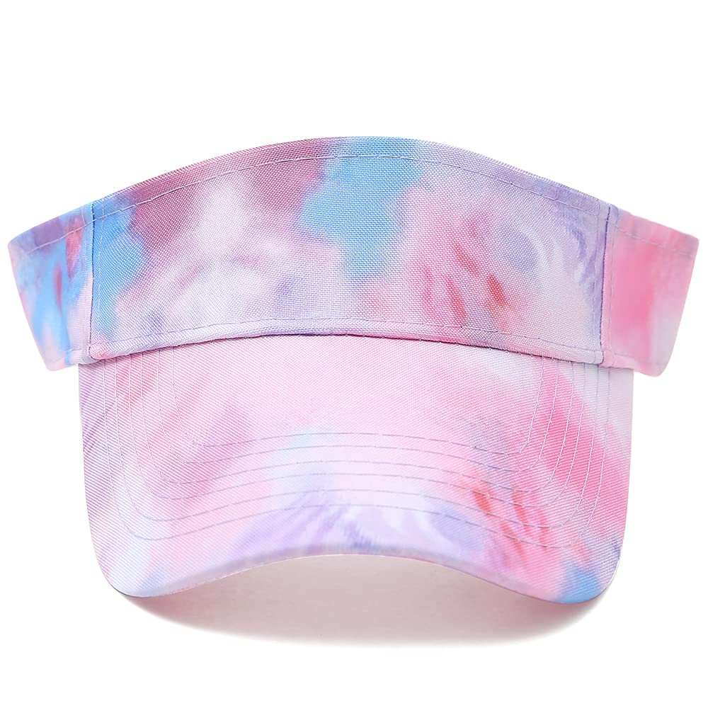 DOANNOTIUM Sport Sun Visor Hats Tie-dye Ball Caps Empty Top Baseball Sun Cap for Men Women