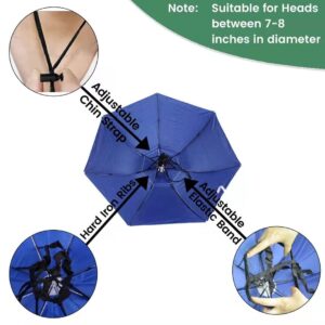 Fishing Umbrella Hats Gardening Folding Umbrella Hat HeadwearSun Rain Cap Adjustable Multifunction Outdoor Headwear